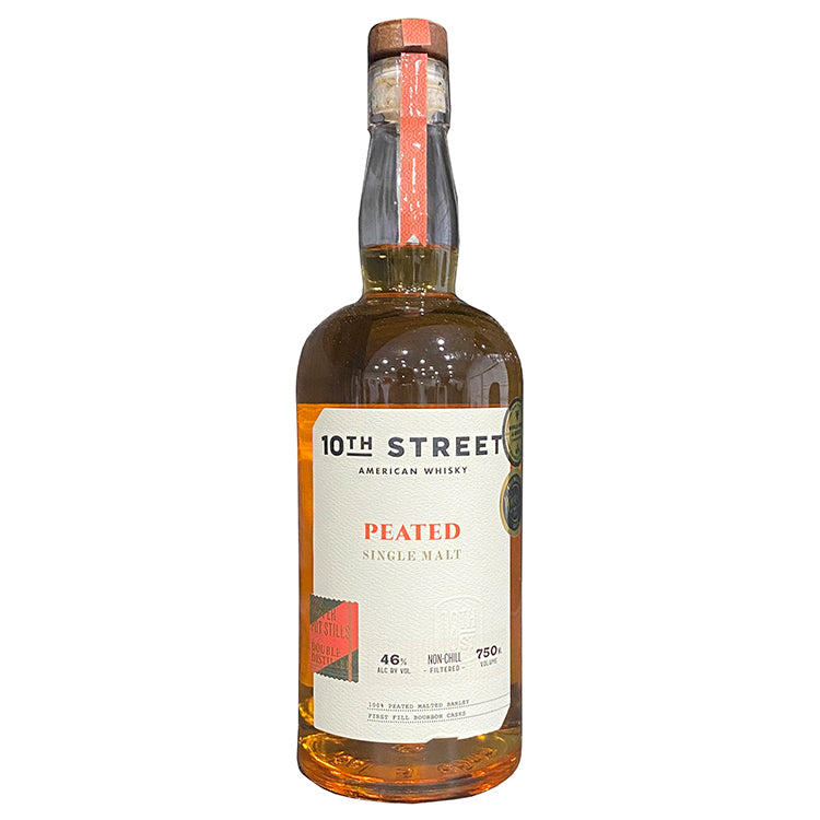 10th Street Peated Malt American Whiskey - 750ml