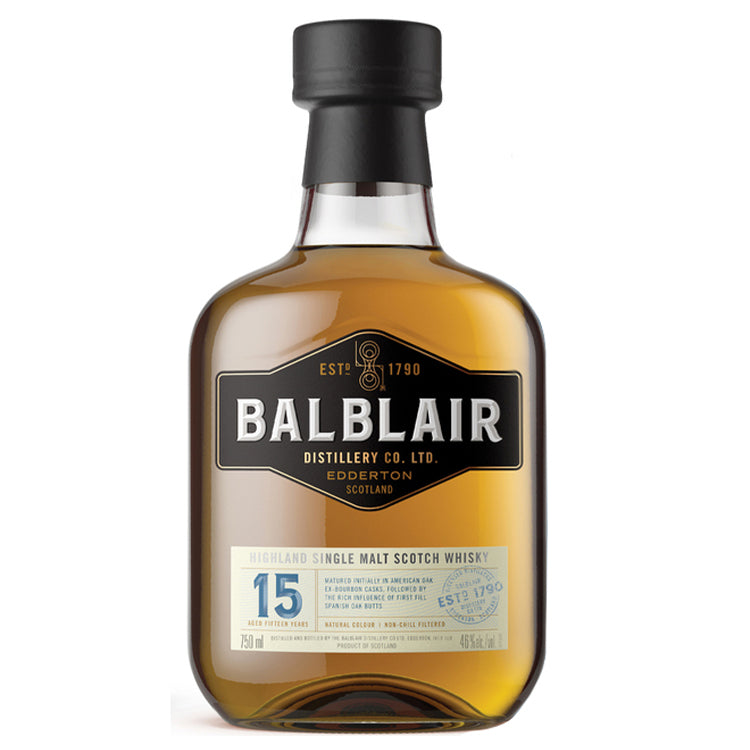 
            
                Load image into Gallery viewer, Balblair Single Malt 15 Year Scotch Whiskey - 750ml
            
        
