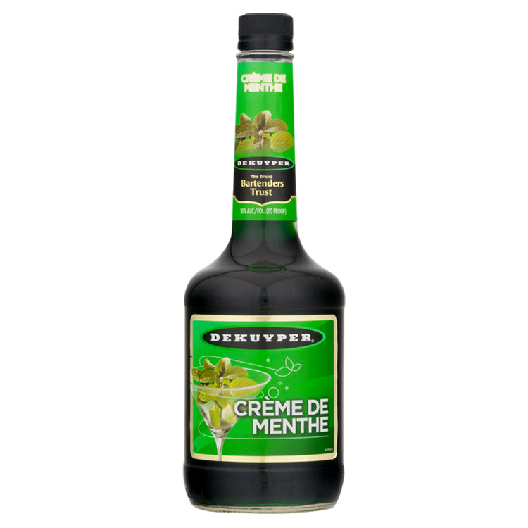 DeKuyper Creme de Menthe Green Liqueur - 750ml