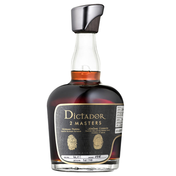 
            
                Load image into Gallery viewer, Dictador 2 Masters Chateau d&amp;#39;Arche 38 Year Rum - 750ml
            
        