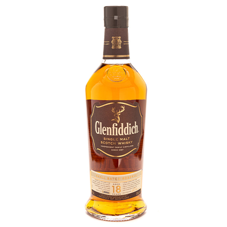 Glenfiddich 18 Year Single Malt Scotch Whiskey - 750ml
