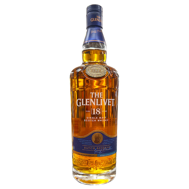 Glenlivet Batch Reserve Single Malt 18 Year Scotch Whiskey - 750ml