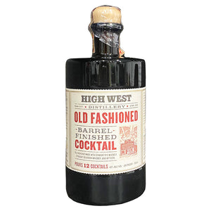 High West Cocktail Old Fashioned Rye Whiskey - 750ml