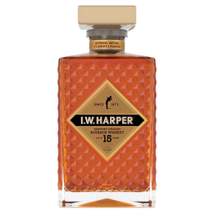 I.W. Harper Straight 15 Year Bourbon Whiskey - 750ml