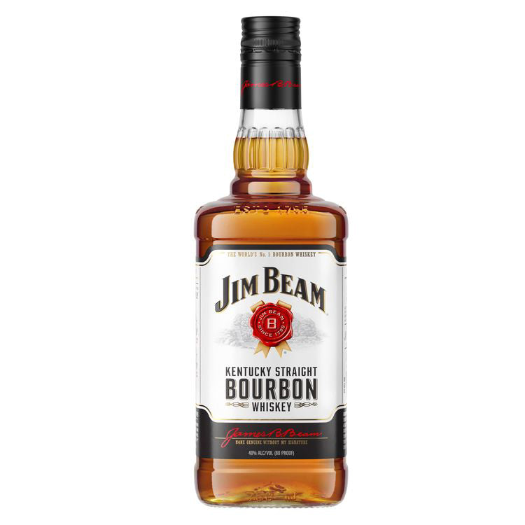 
            
                Load image into Gallery viewer, Jim Beam White Label Bourbon Whiskey - 750ml
            
        