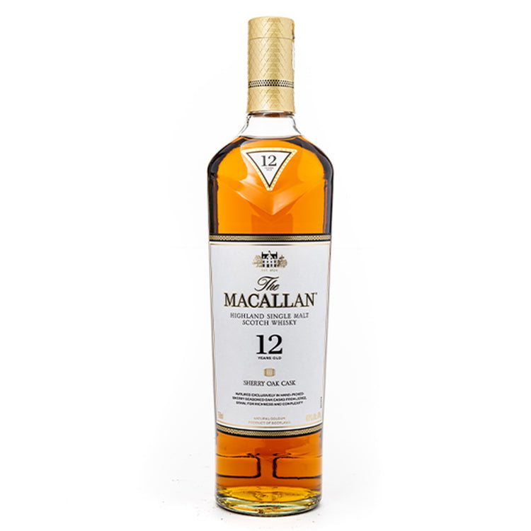 The Macallan Sherry Oak Cask 12 Year Scotch Whiskey - 750ml