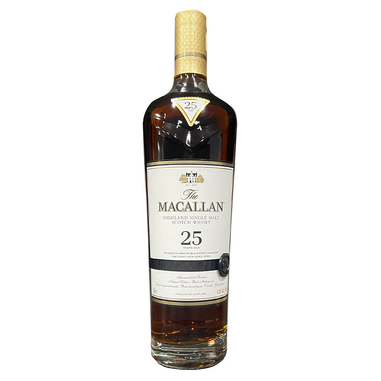 
            
                Load image into Gallery viewer, The Macallan 25 Year Single Malt Scotch Whiskey - 750ml
            
        