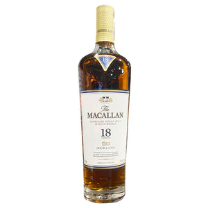 The Macallan Double Cask 18 Year Blue Label Scotch Whiskey - 750ml