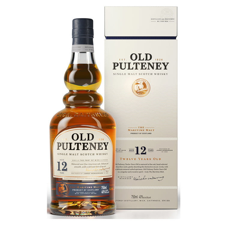Old Pulteney 12 Year Highlands Single Malt Whiskey - 750ml
