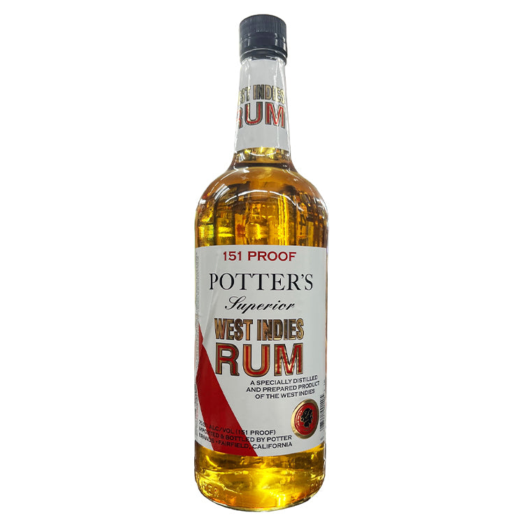 Potter's West Indies Rum - 750ml