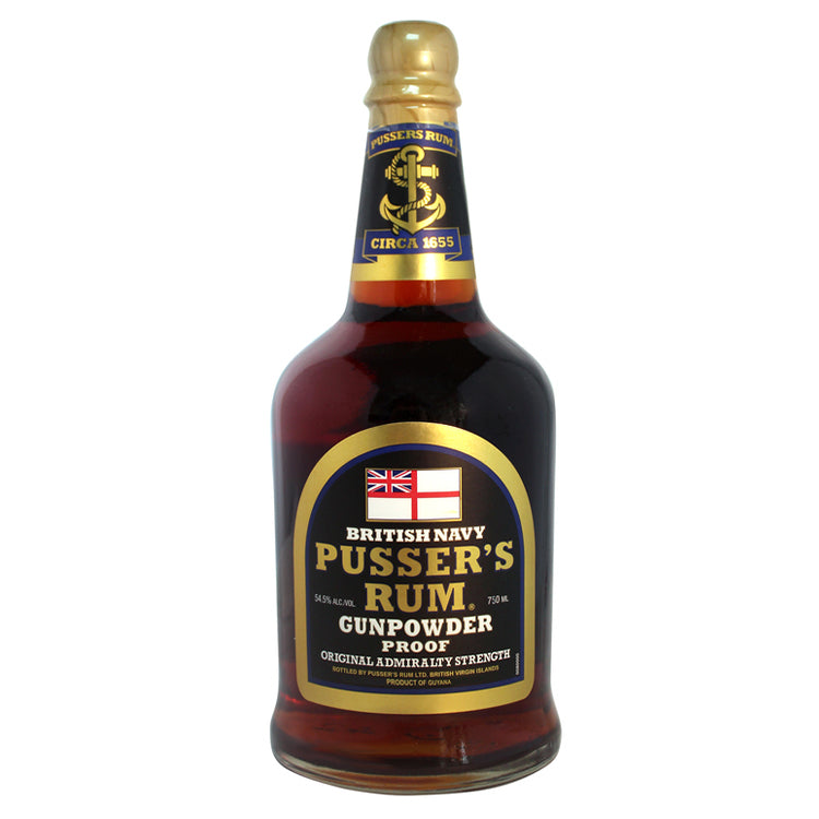 Pusser's British Gunpowder Navy Rum - 750ml