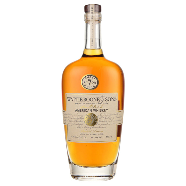 Wattie Boone & Sons Ancient Reserve Blended American 7 Year Whiskey - 750ml
