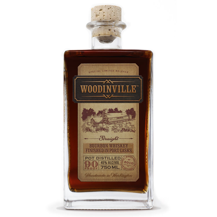 Woodinville Washington Straight Bourbon Port Cask Finish Whiskey - 750ml